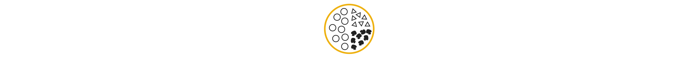 A diagram of a pizza with mushrooms in the lower right quadrant