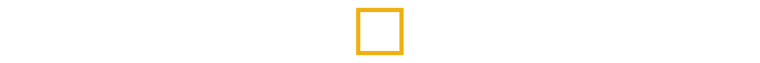 An outline of a square