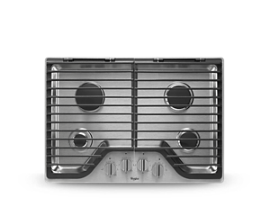 Gas cooktops from Whirlpool.