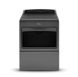 A black top load dryer.