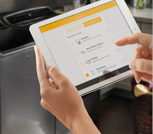 Connected appliances can give you updates while you're on the go.