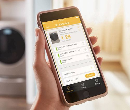 Connected appliances can give you updates while you're on the go.