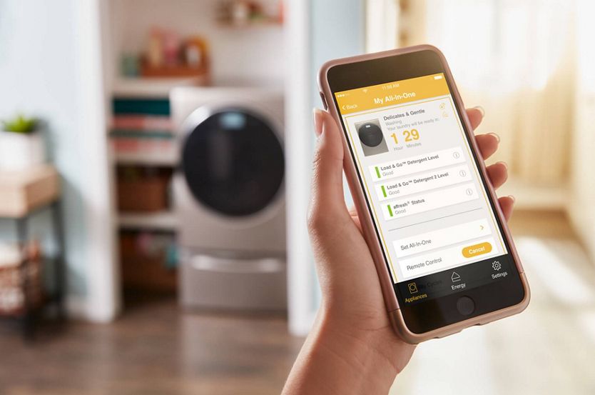 Connected appliances can give you updates while you're on the go.
