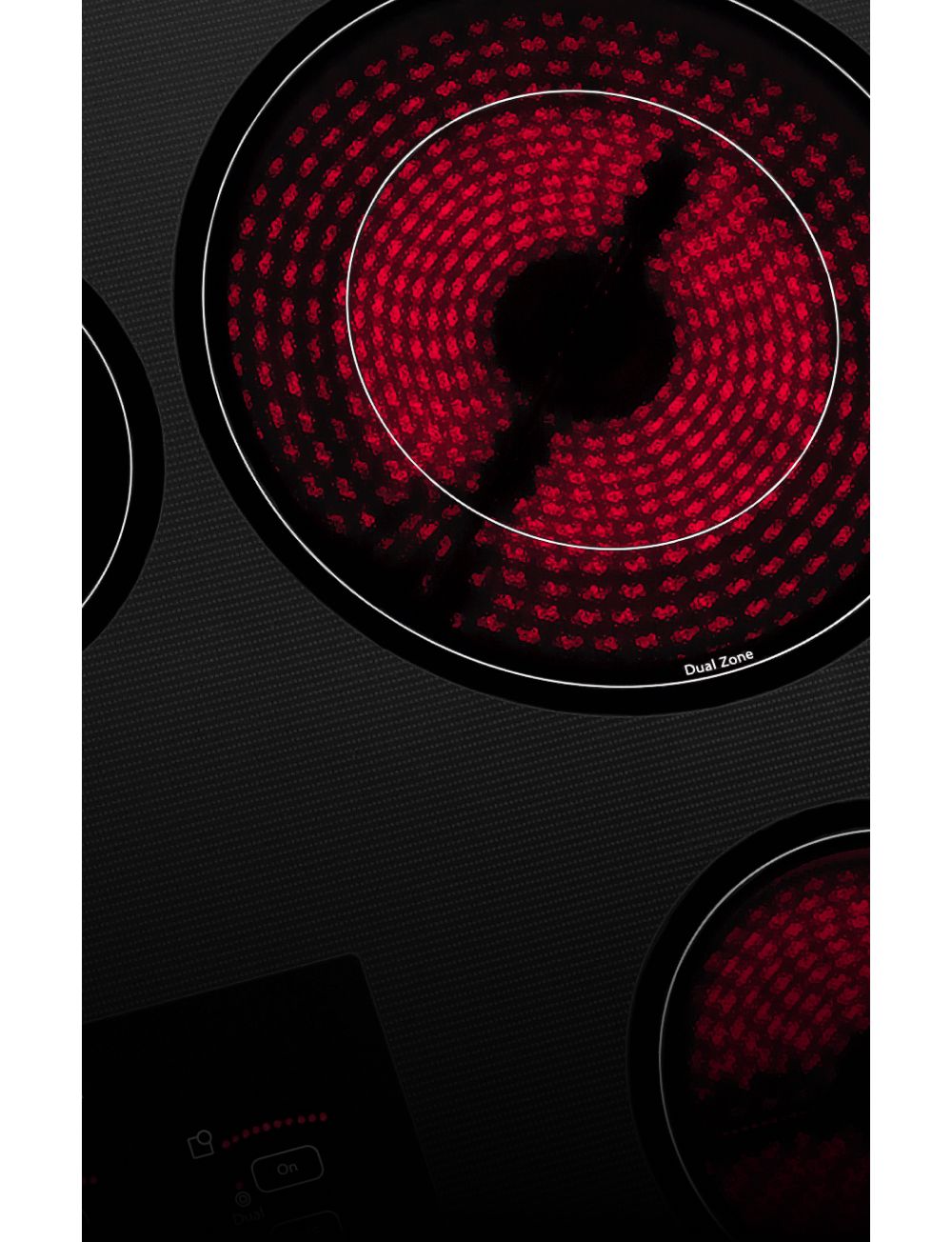 Manage cookware of multiple sizes with electric cooktop options from Whirlpool.