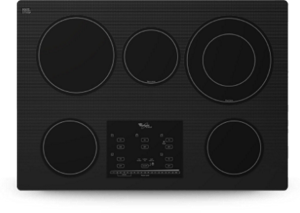Cooktops Whirlpool 30 Ceramic Gl Cooktop With Easy To Clean Surface
