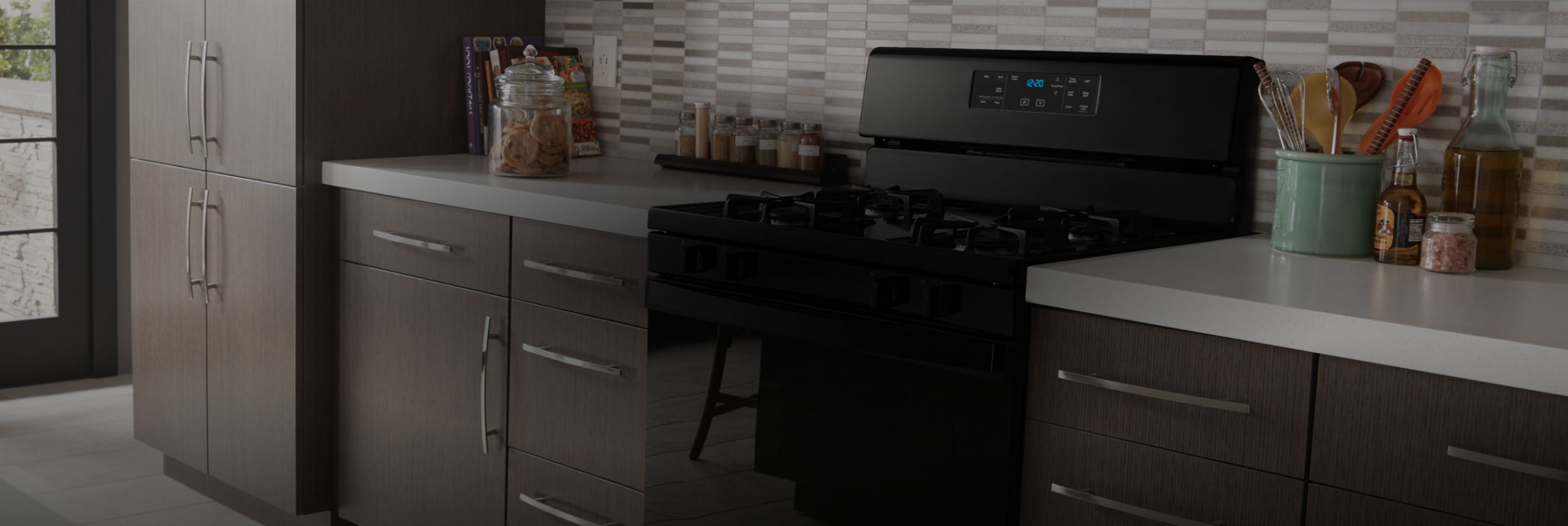 Whirlpool® freestanding range.