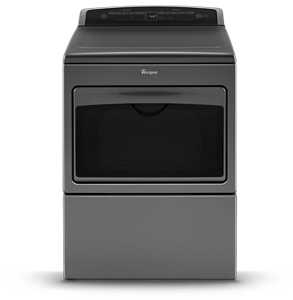 Top Load High Efficiency Electric Dryer with Hamper Door