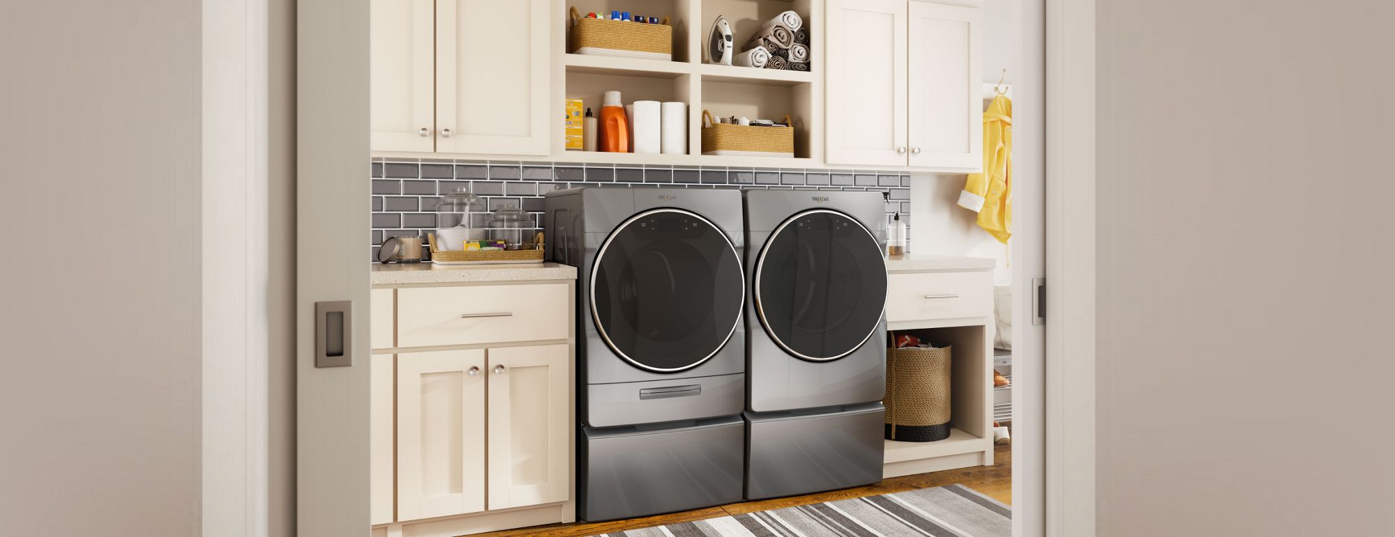 Explore Front Load Laundry Set Whirlpool