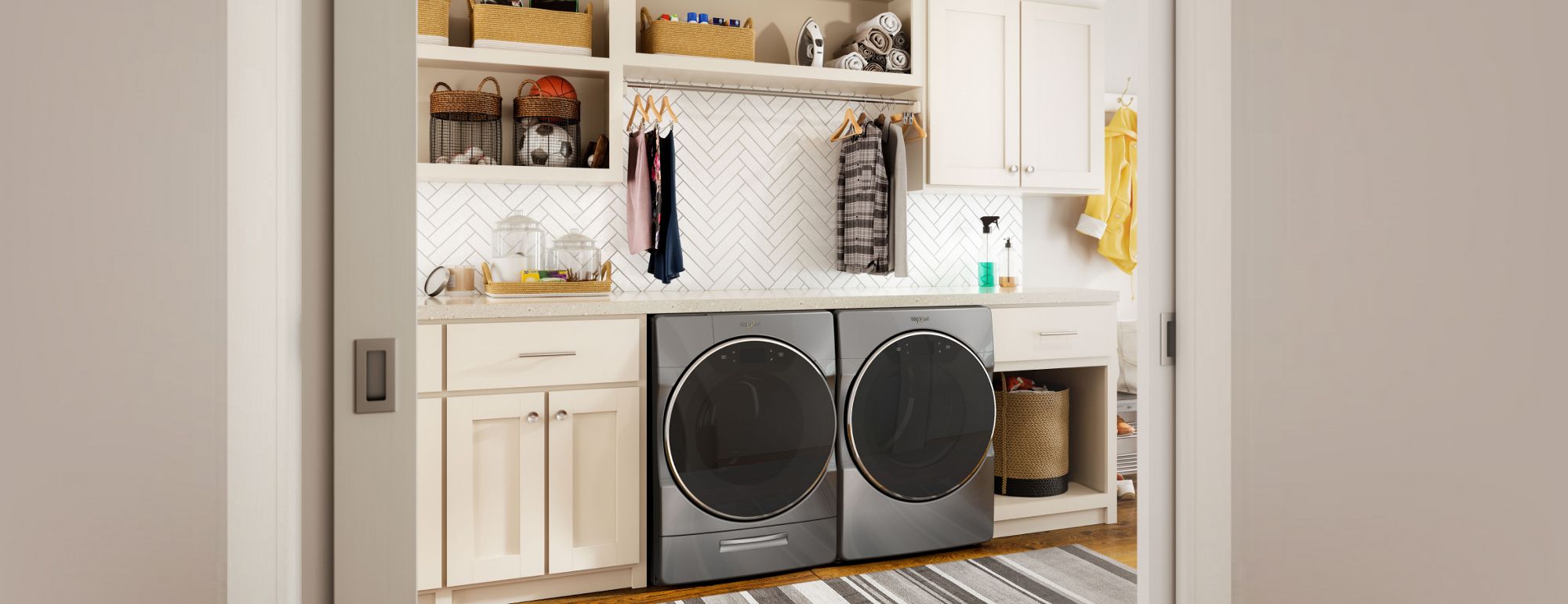 Explore Front Load Laundry Set Whirlpool