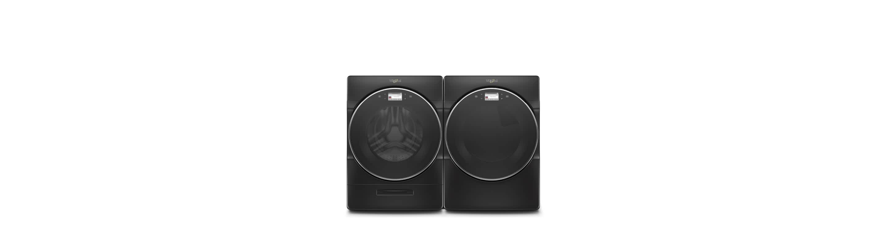 A Whirlpool® Front Load Laundry Set