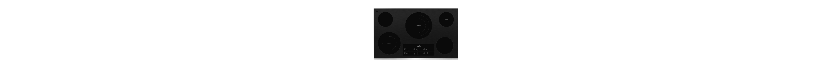 A Whirlpool® Electric Cooktop