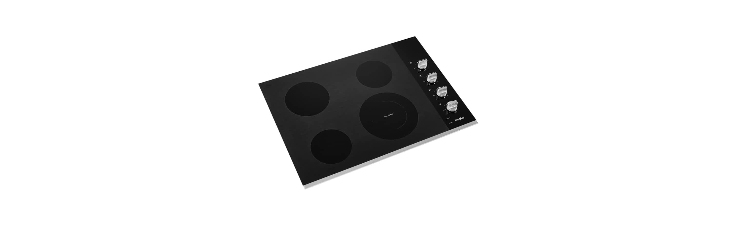 Whirlpool 21 in. 2-Burner Electric Cooktop with Power Burner