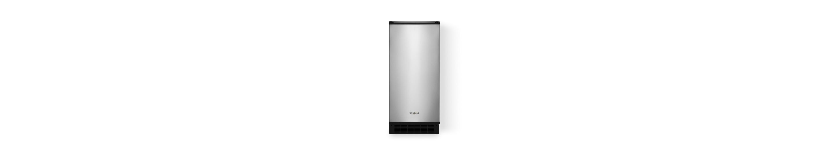 Stainless steel Whirlpool® Ice Maker