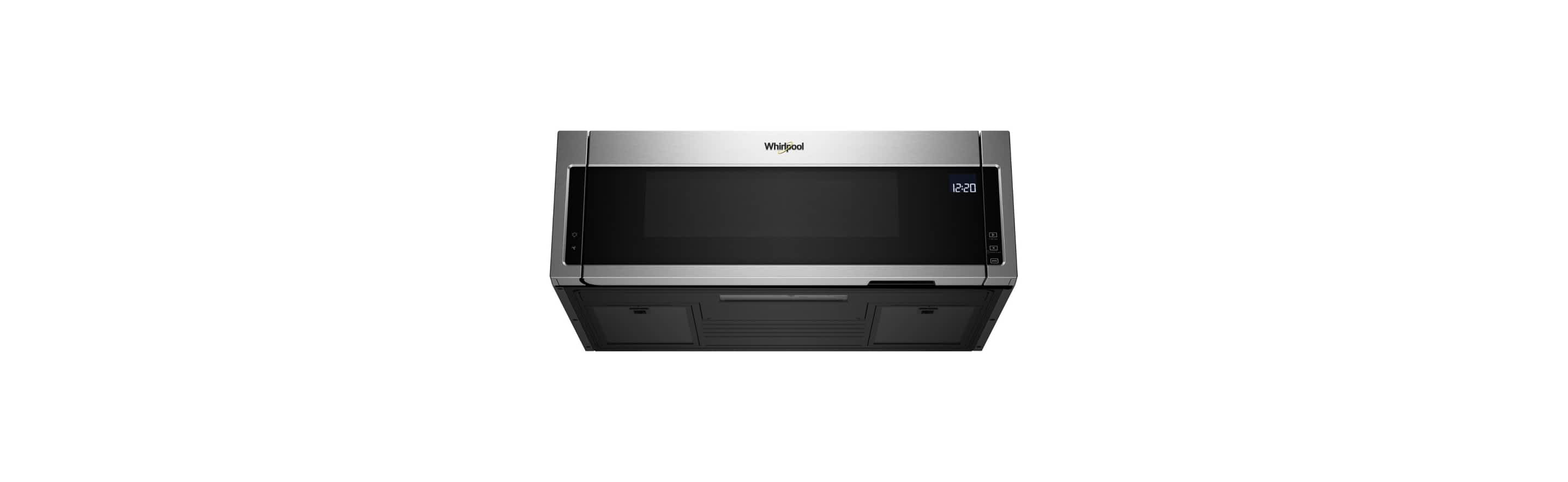 A Whirlpool® Low Profile Over-the-Range Microwave