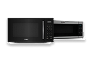Two Whirlpool® Microwaves