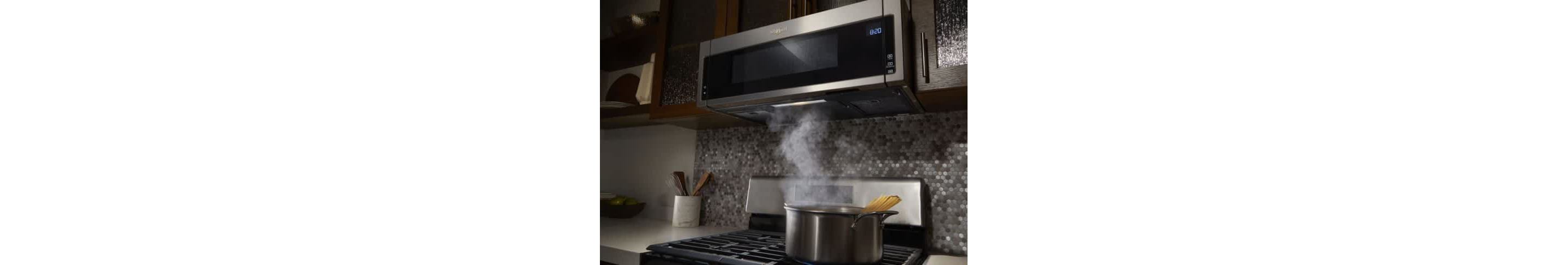 A Whirlpool® Low Profile Microwave