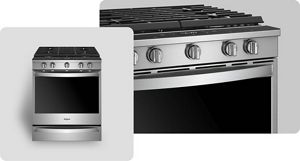 Whirlpool stainless outlet electric range
