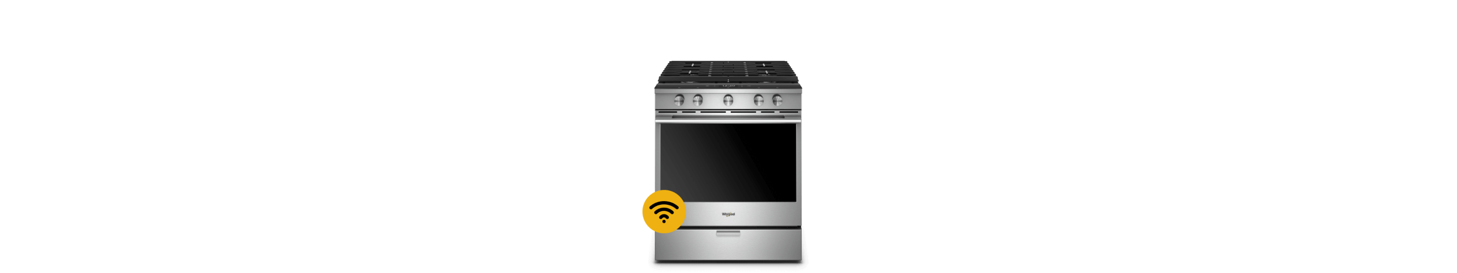 Gas range sales oven whirlpool