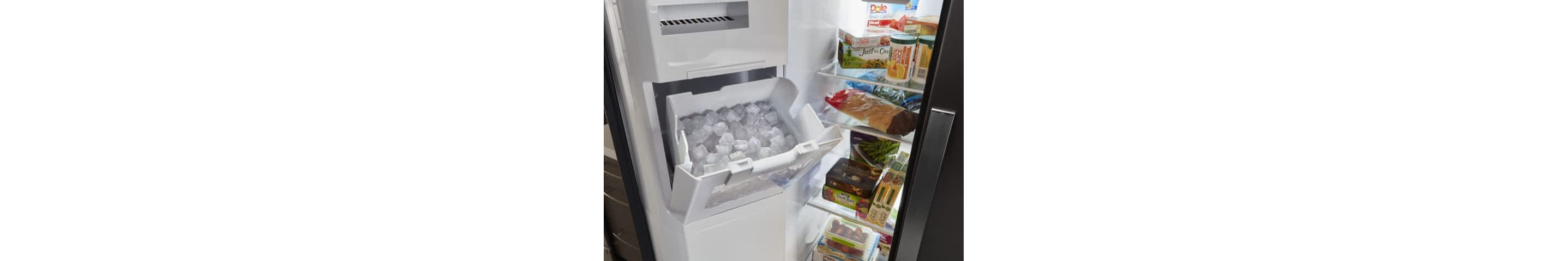 The In-Door-Ice® Storage bin of a Whirlpool® Refrigerator