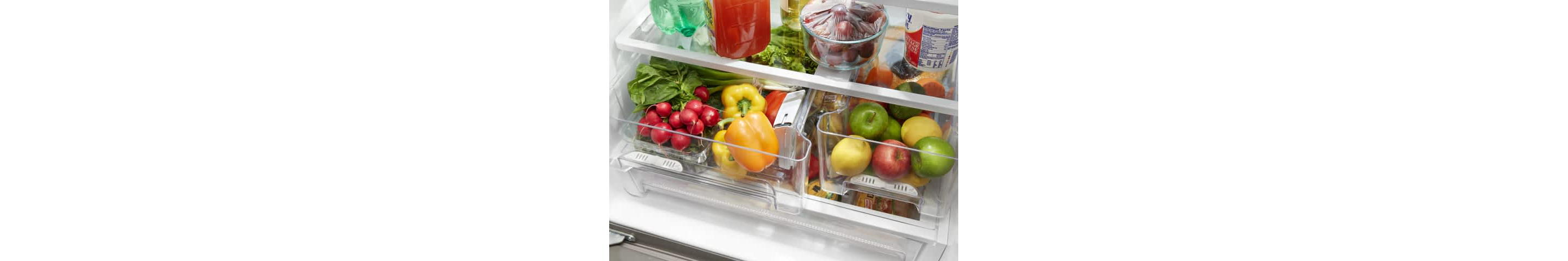 The inside of a Whirlpool® Refrigerator