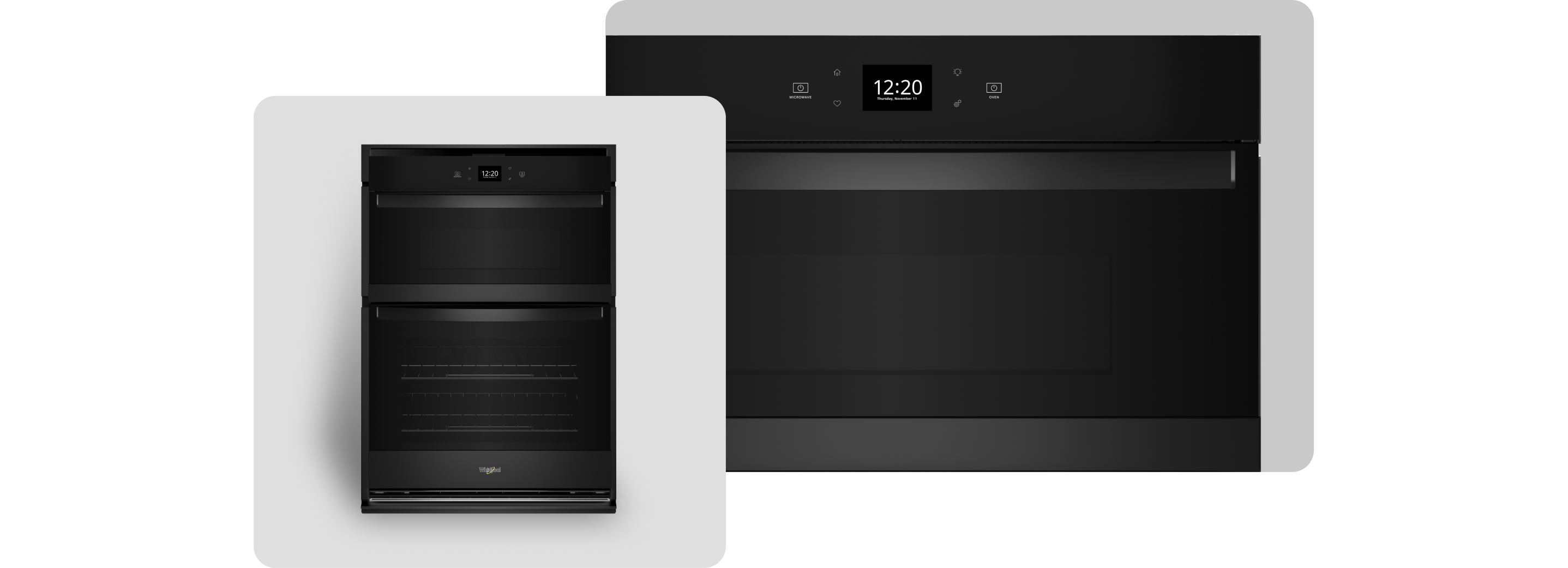 A Whirlpool® Wall Oven with a Black Finish