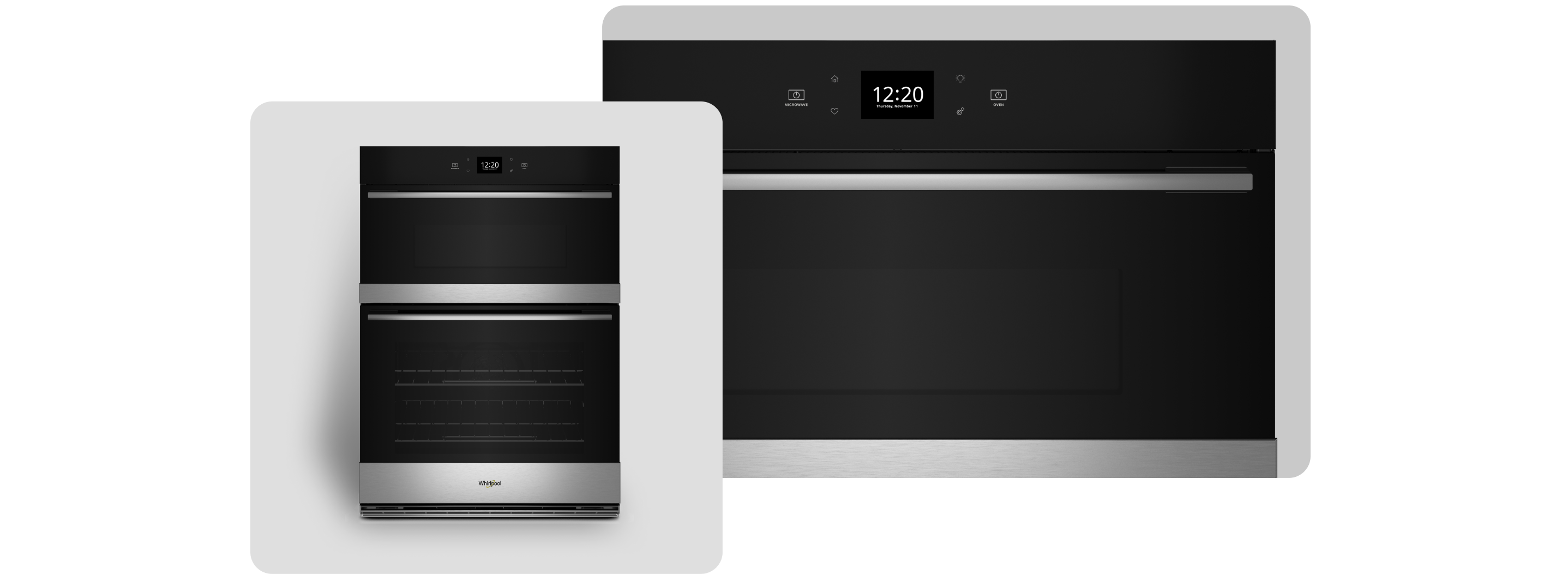 A Whirlpool® Wall Oven with a Fingerprint-Resistant Stainless Finish