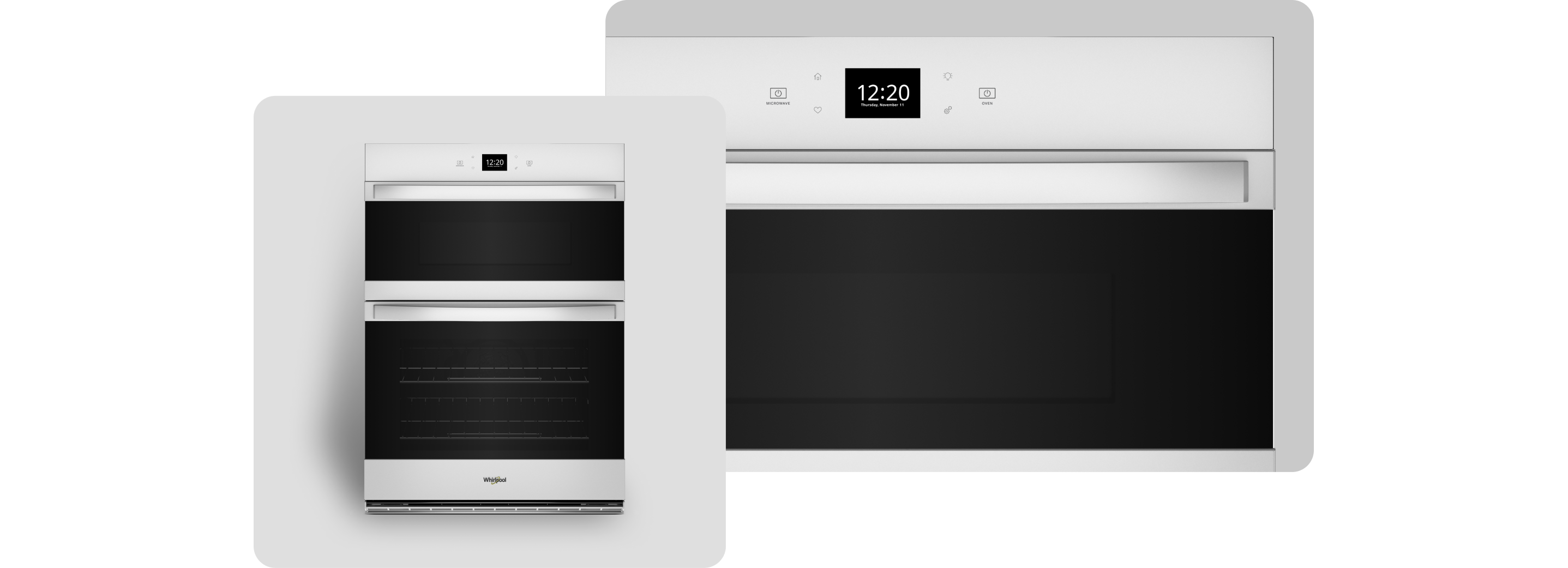 A Whirlpool® Wall Oven with a White Finish