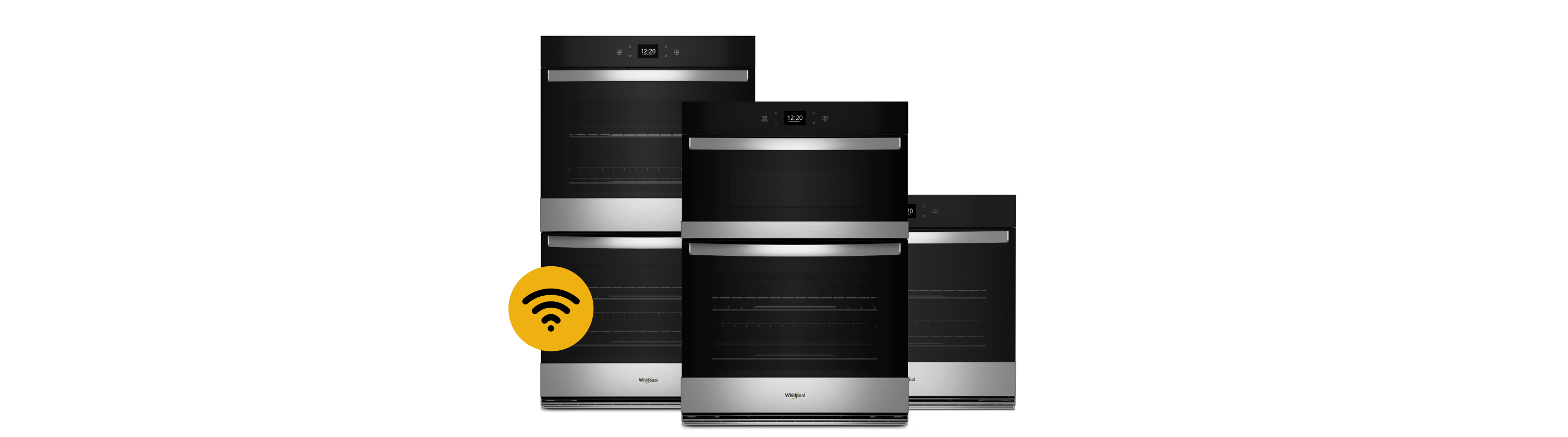 Three Whirlpool® Wall Ovens