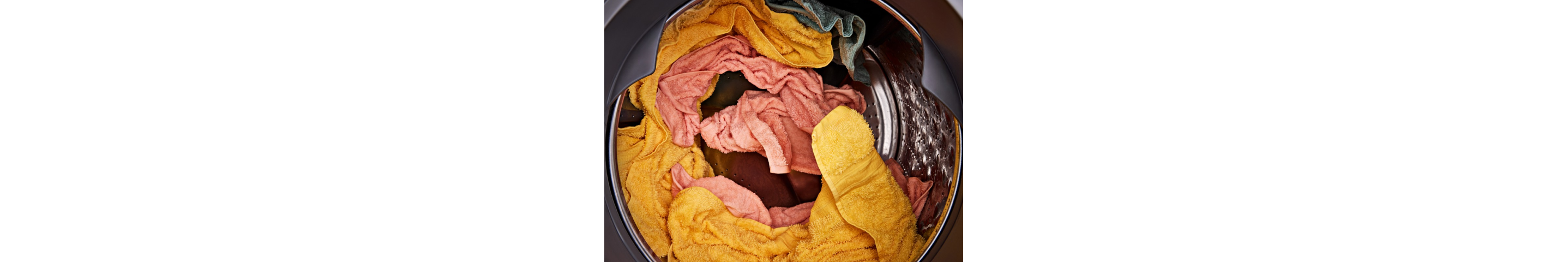 A closeup of items drying in a Whirlpool® dryer