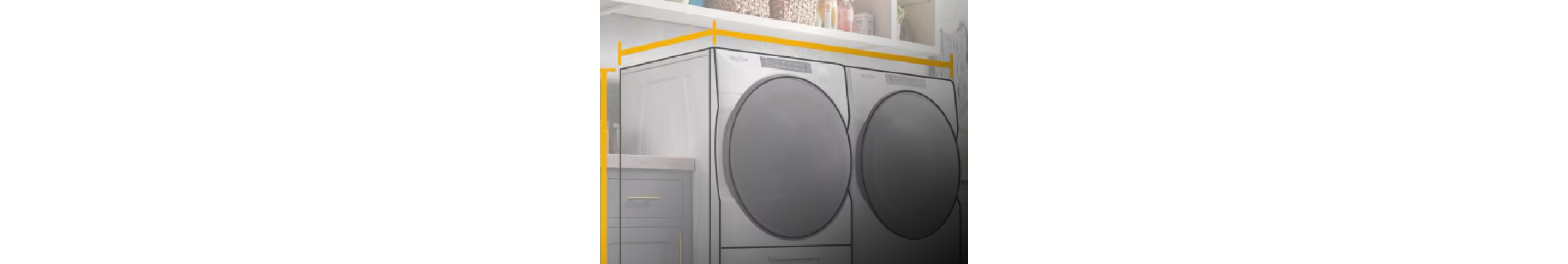 A Whirlpool® washer and dryer