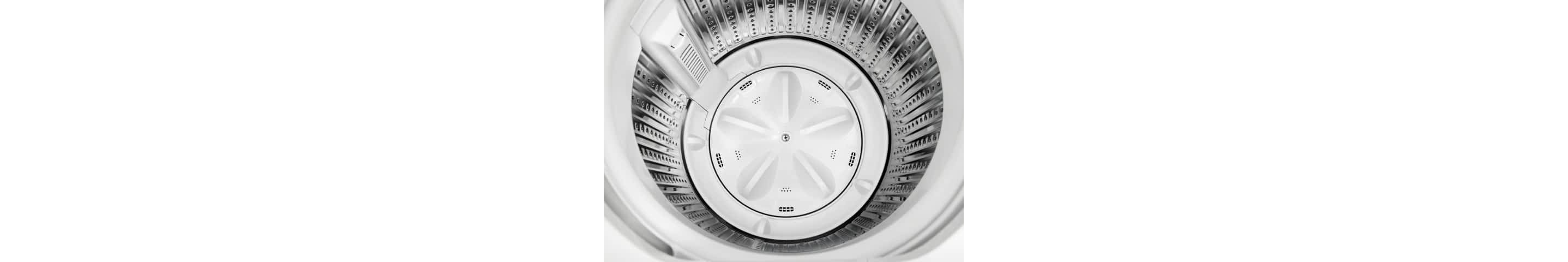 The Smooth Wave Stainless Steel Wash Basket inside a Whirlpool® Washer
