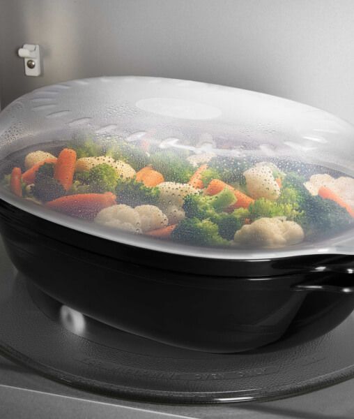 Easily prepare side dishes with steam cooking in microwaves from Whirlpool.