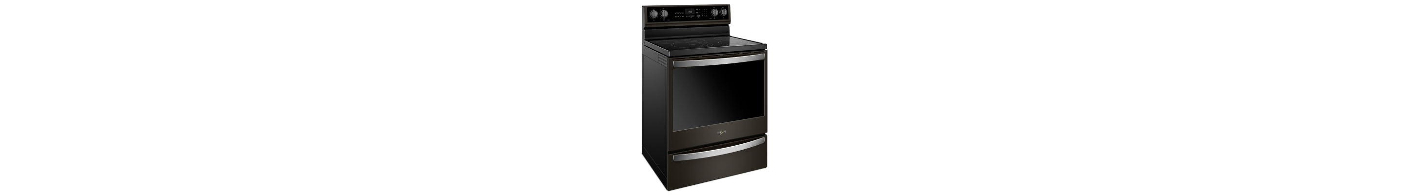 A Whirlpool® electric range.