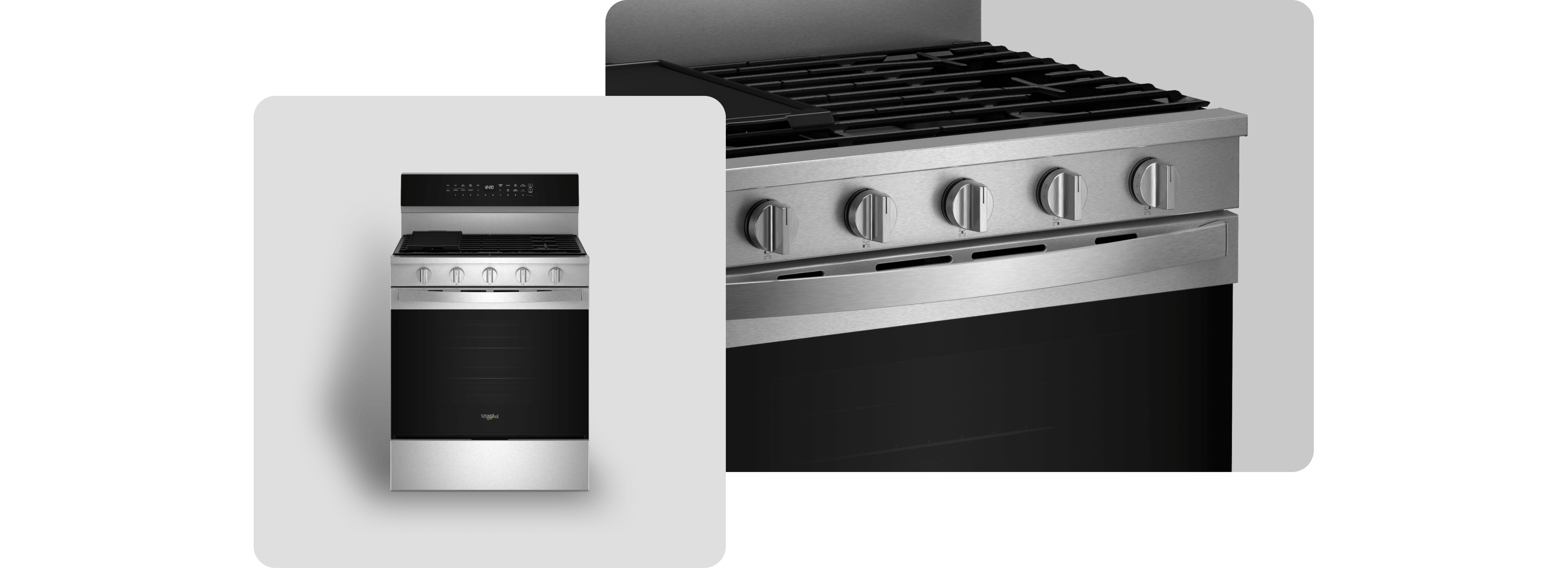 Double oven electric range whirlpool discount