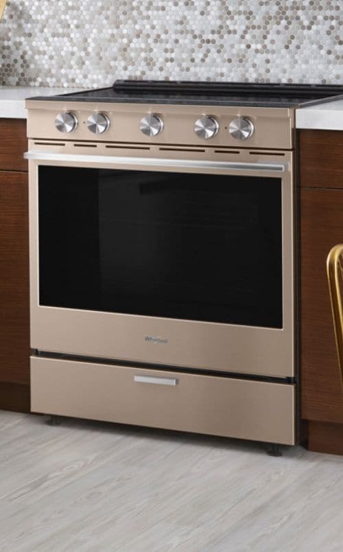 Get the best range for even cooking from Whirlpool.