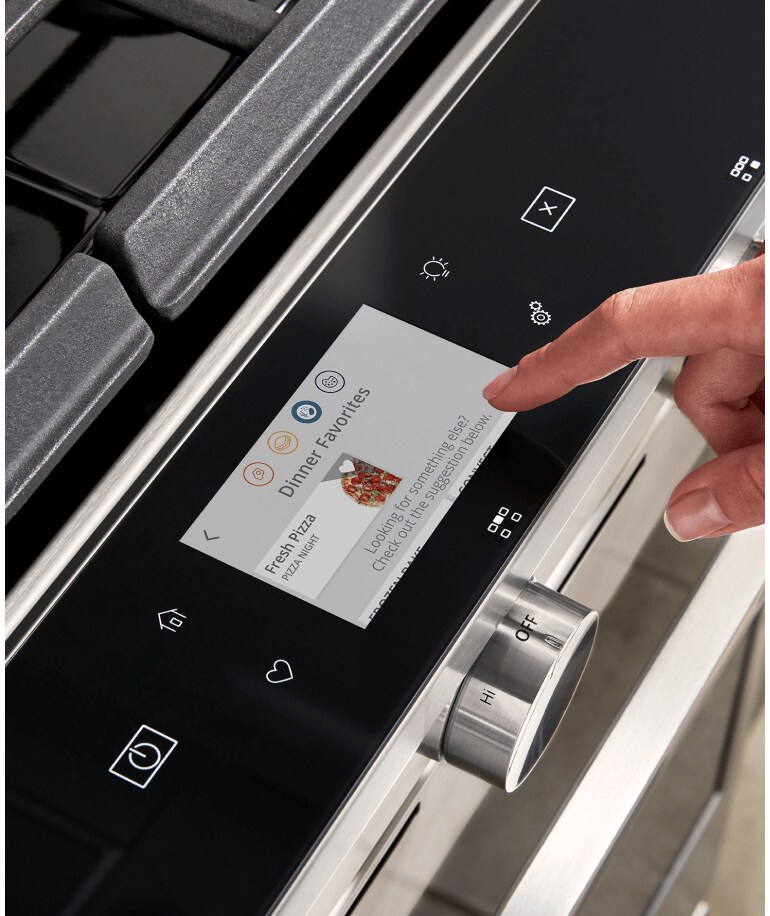 Whirlpool touch screen stove on sale top