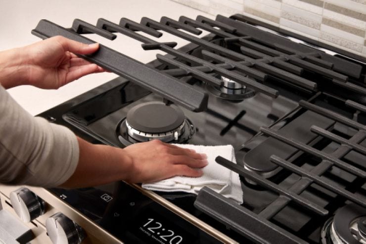 EZ-2-Lift™ grates let you clean up spills and splatters with less hassle.