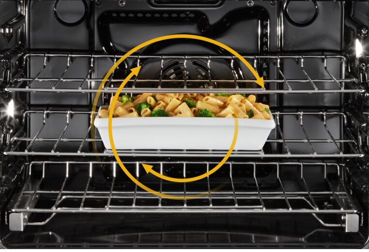 Get the right cook time and temperature with a wall oven that automatically adjusts to convection settings.
