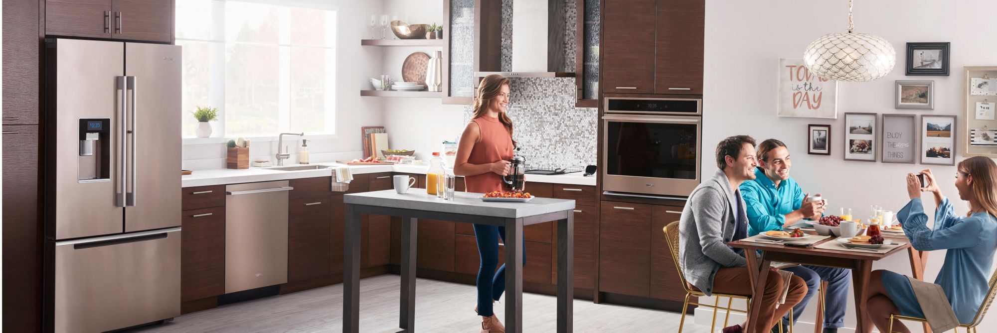 Choose wall ovens from Whirlpool to get dinner on the table fast.