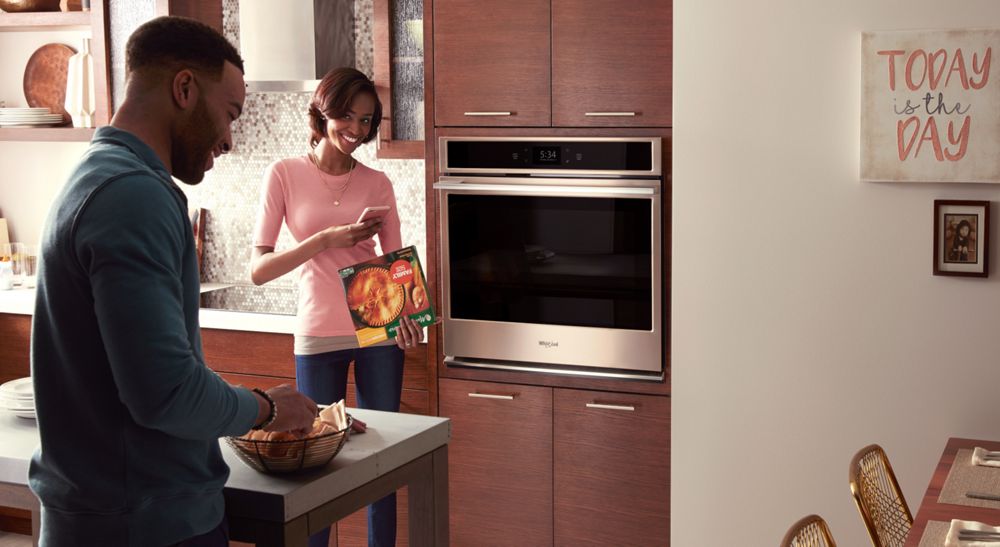 Make dinner faster with top range features like scan-to-cook from Whirlpool.