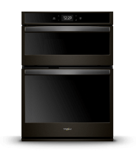 Wall Ovens Whirlpool Black Stainless Steel Combination Wall Oven