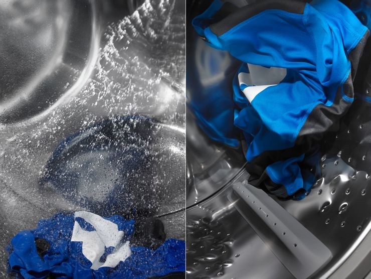 Tackle small loads right in the washing machine with Wash & Dry cycles.