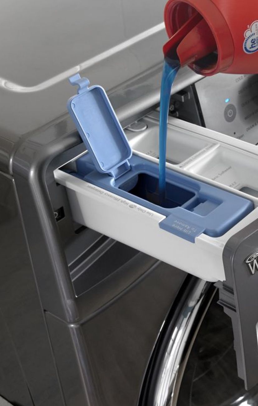 Load up your washer with detergent for up to 12 loads at once.
