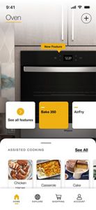A phone with the Whirlpool® app pulled up