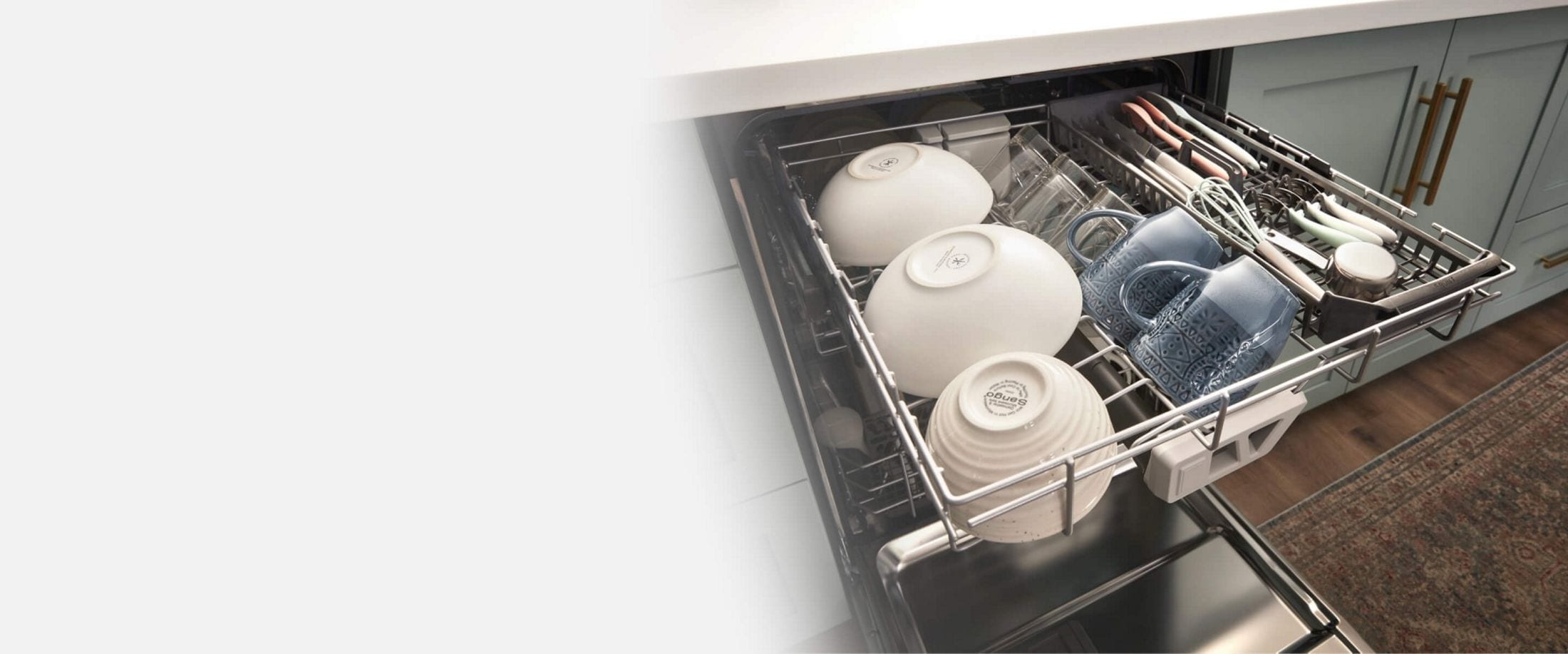 Wash mugs in the 3rd rack