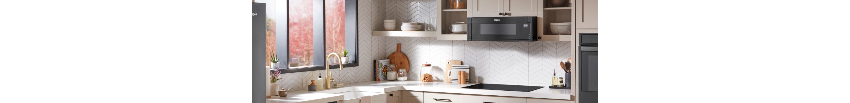 Low profile over the on sale range microwave stainless steel