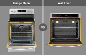 Wall oven range sales