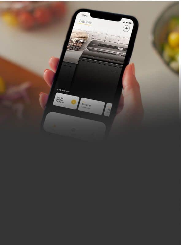 My Washer home screen in the Whirlpool® App