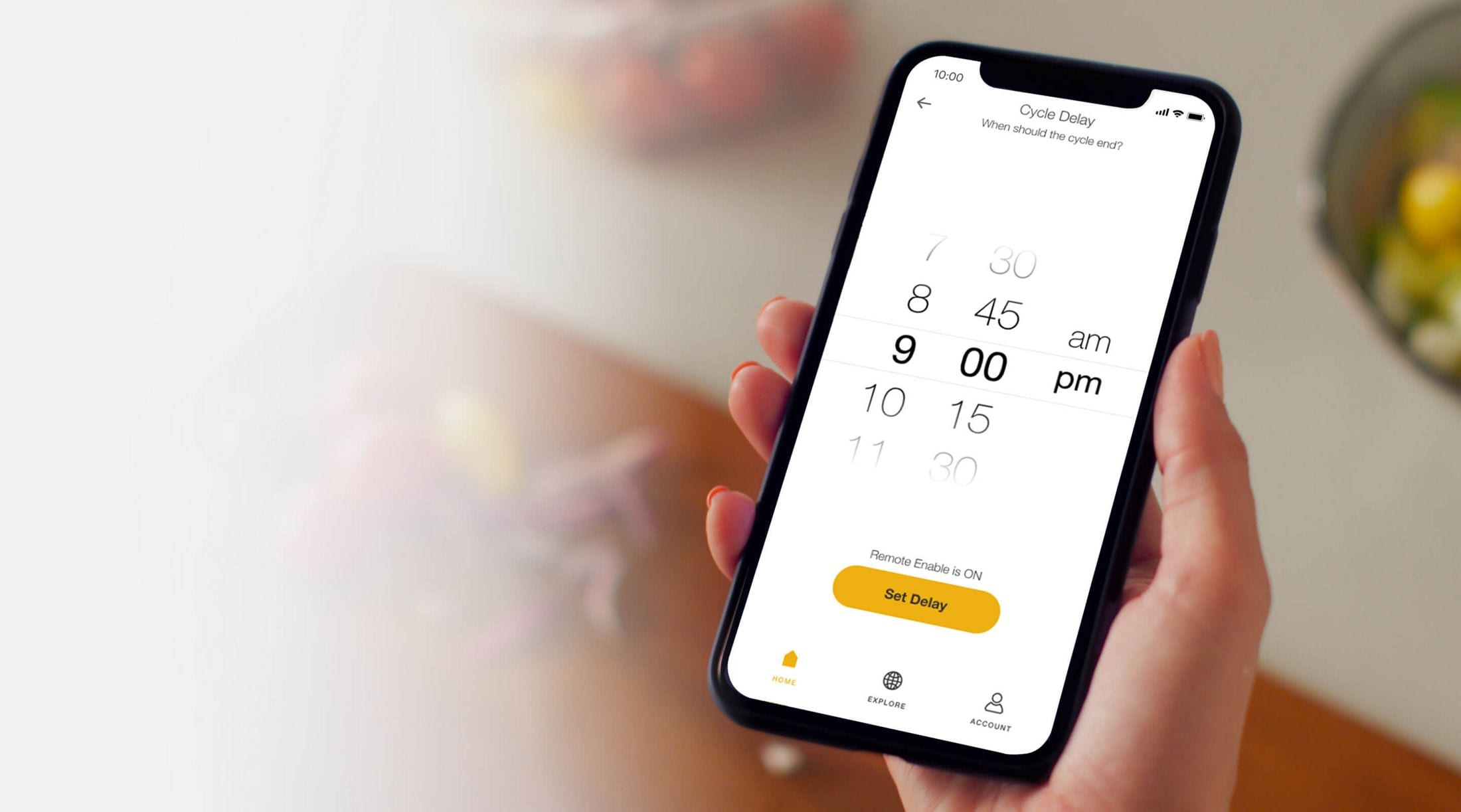 Schedule wash cycle in the Whirlpool® App