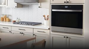 Whirlpool® Smart Wall Oven in a kitchen